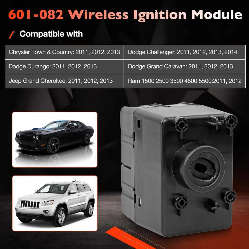Wireless Ignition Module Switch with Key Fob for Chrysler Dodge Jeep (2011-2014)