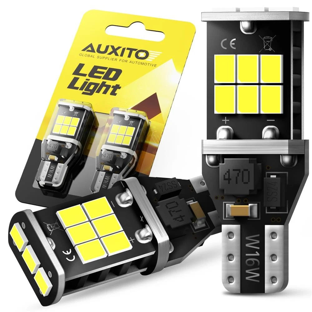 Bright White Canbus LED Bulb for Car Backup Reverse Light 912 921 T15 W16W (2010–2023)