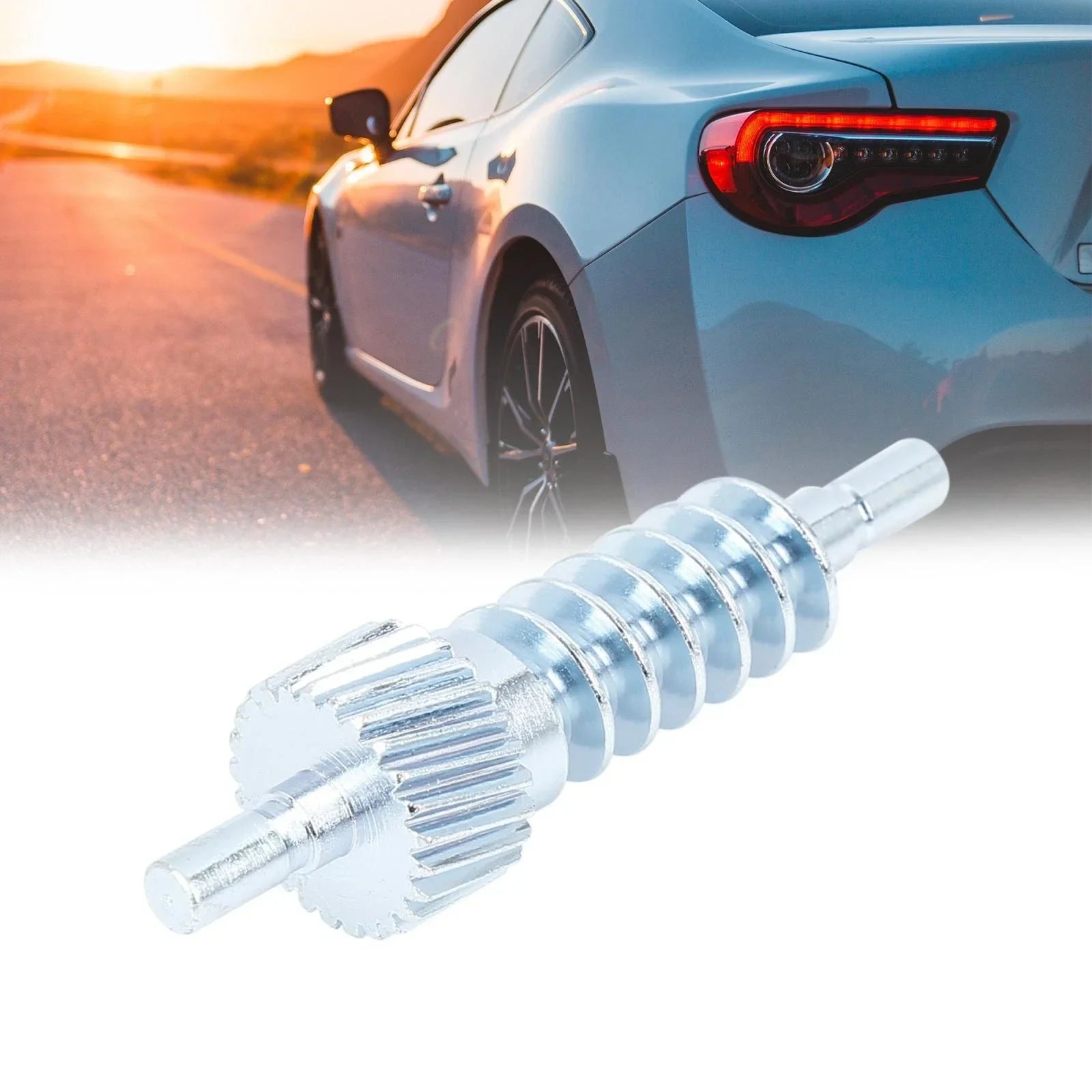 Car Seat Thigh Support Shaft Actuator for BMW X5 X6 E60 Silver Tone