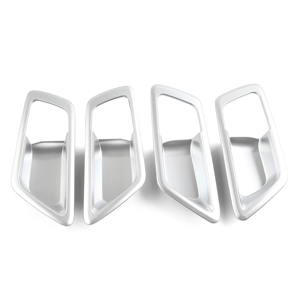 Interior Door Pull Handle Bowl Cover Trim for Toyota C-HR (2016–2023) Matte Silver