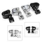 Pair of 25mm & 32mm Motorcycle Highway Engine Crash Bar Foot Peg Clamps