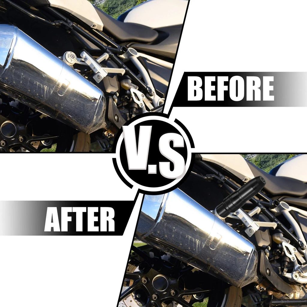 Frame Exhaust Slider Anti-Collision Protector Black for BMW R1250
