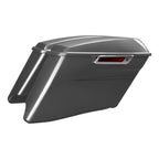 4" Stretched Hard Saddlebags for Harley Electra Glide (2014–2024) Charcoal Pearl