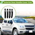 Exterior Door Handle Cover Trim for Chevrolet Colorado (2023–2024) Gloss Black ABS