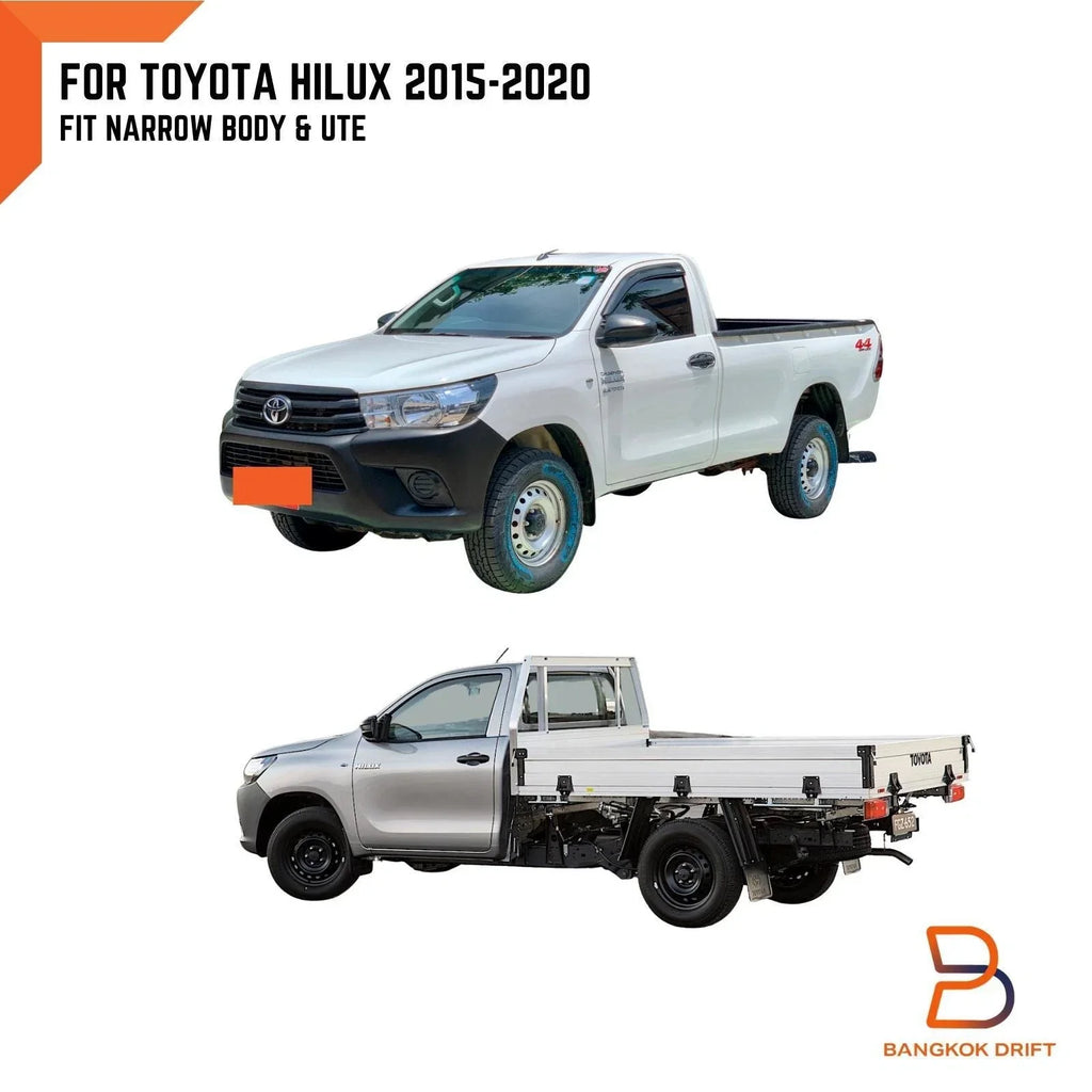Front Set Slim Ute Fender Flares for Toyota Hilux Revo (2015-2020)