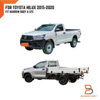 Front Set Slim Ute Fender Flares for Toyota Hilux Revo (2015-2020)