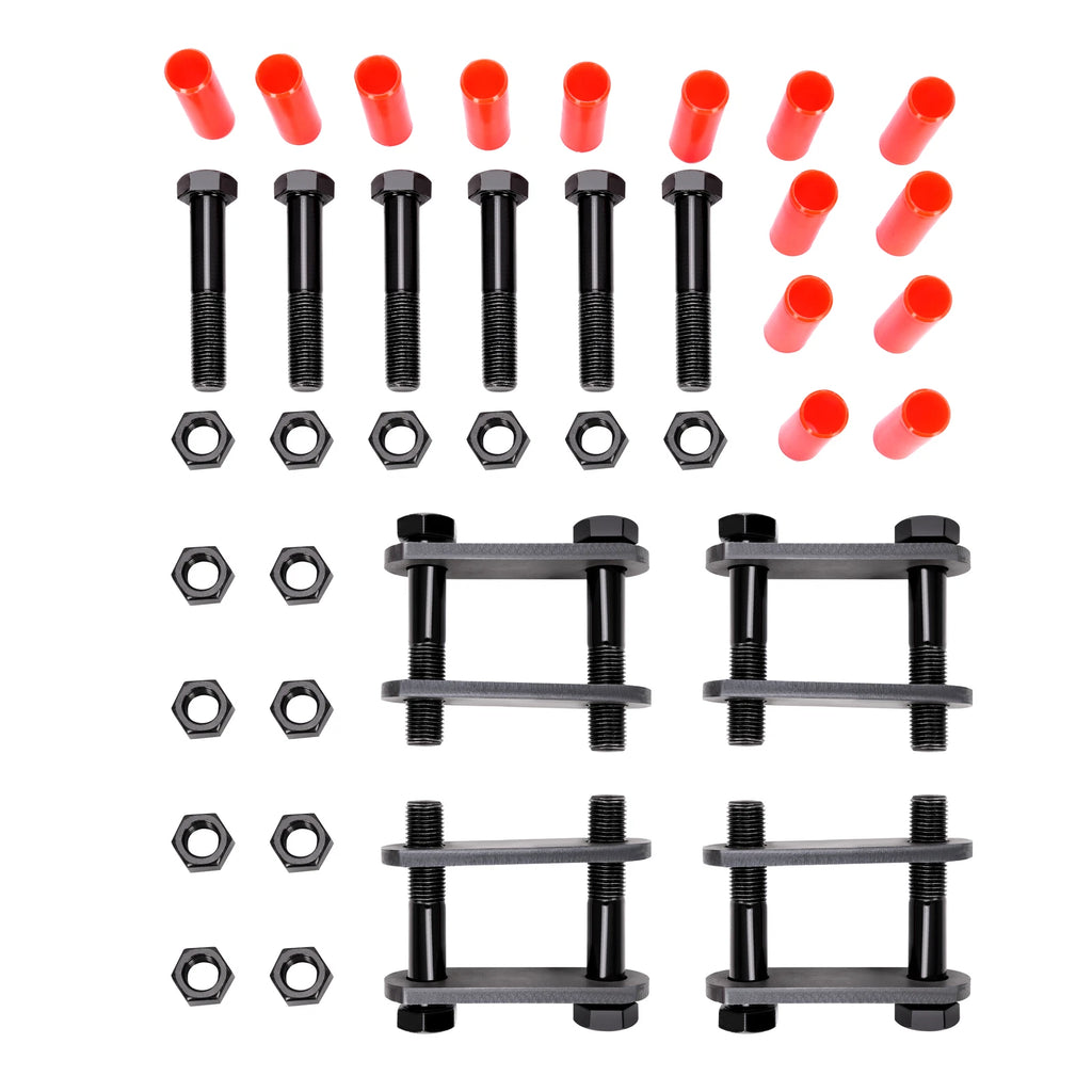 Heavy Duty Shackle Upgrade Kit for Tandem Axle Trailer