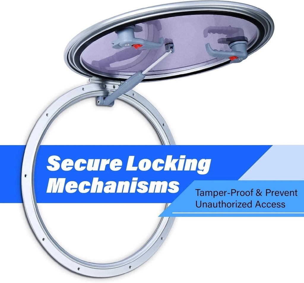 21.4 in Round Deck Hatch Porthole Window for Marine Boat