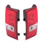 Set of 2 Rear Tail Lights for Ford Ranger (2001–2011) Chrome Red/Clear Lens