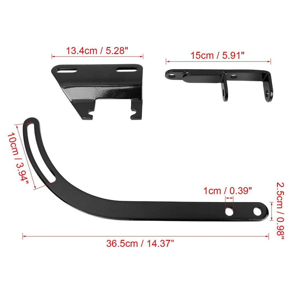 Alternator Bracket Kit for Chevy 265 283 327 SBC (1955–1968) Driver Side Black