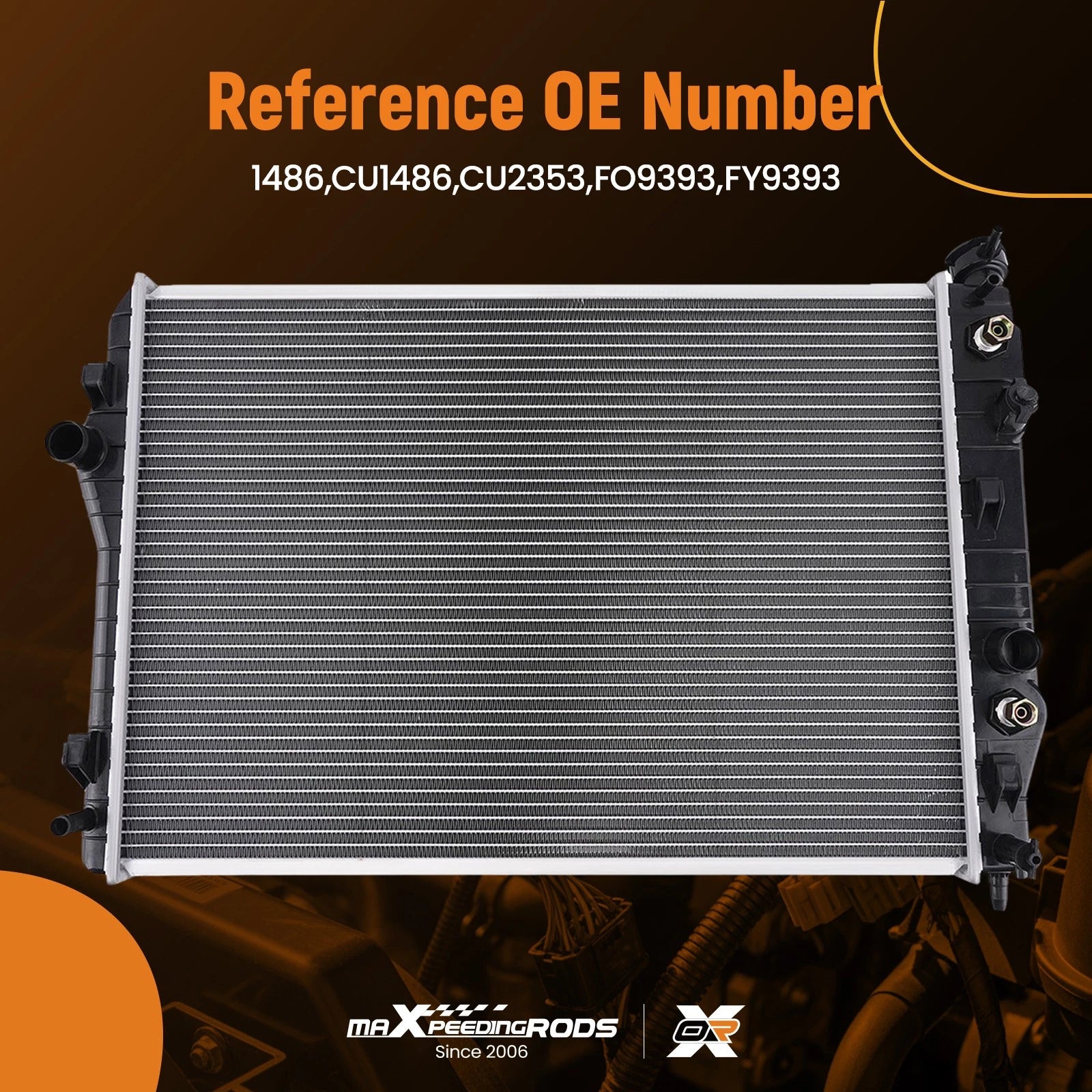 Aluminum Cooling Radiator for Chevrolet Camaro (1993–2002)