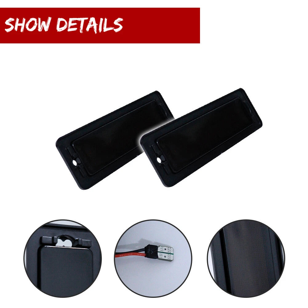 Smoke LED Side Marker Lamps for Chevy Nova (1970–1974)