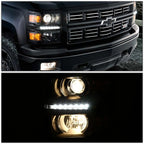 Projector Headlight/Lamp with LED DRL for Chevy Silverado (2014–2015)