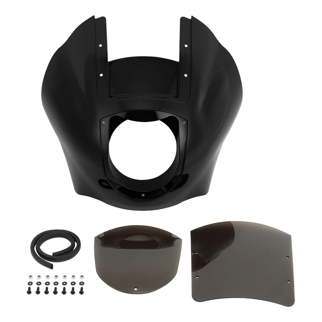 Smoke ABS Quarter Fairing Kit for Harley Sportster XL (1988–2022) & Dyna FXD (1986–2005)