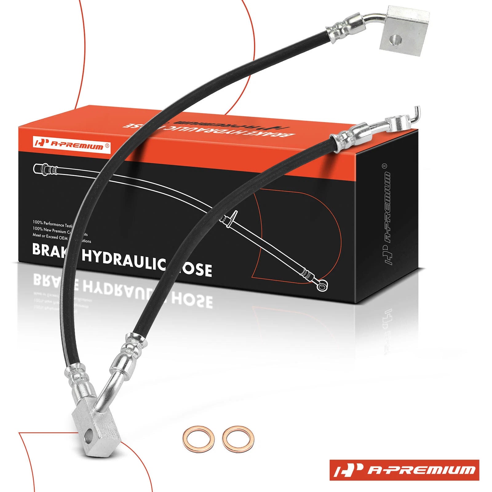 Front Brake Hydraulic Hose for Nissan Titan XD (2017–2023)