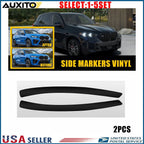 Precut Dark Smoke Vinyl Overlays for BMW X5 (2024–2026) 2-10X