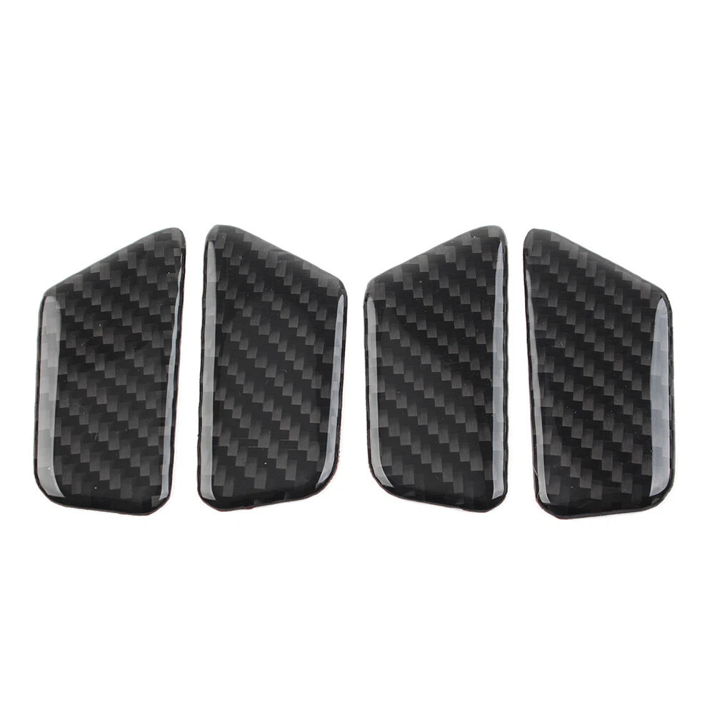 Set of 4 Inner Door Bowl Cover Trim Carbon Fiber for Chevrolet Equinox (2017–2022)