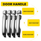 Set of 4 Exterior Door Handles for Lexus GX460 (2010–2016)