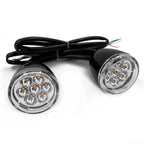 Front Clear Running Brake Turn Signal Indicator Light for Harley XL 883 1200 (1992–)