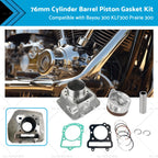 Engine Cylinder Barrel Piston Gasket Kit for Kawasaki Bayou 300 (1988–2004)