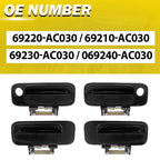 Set of 4 Outside Door Handles for Toyota Avalon (2000–2004)