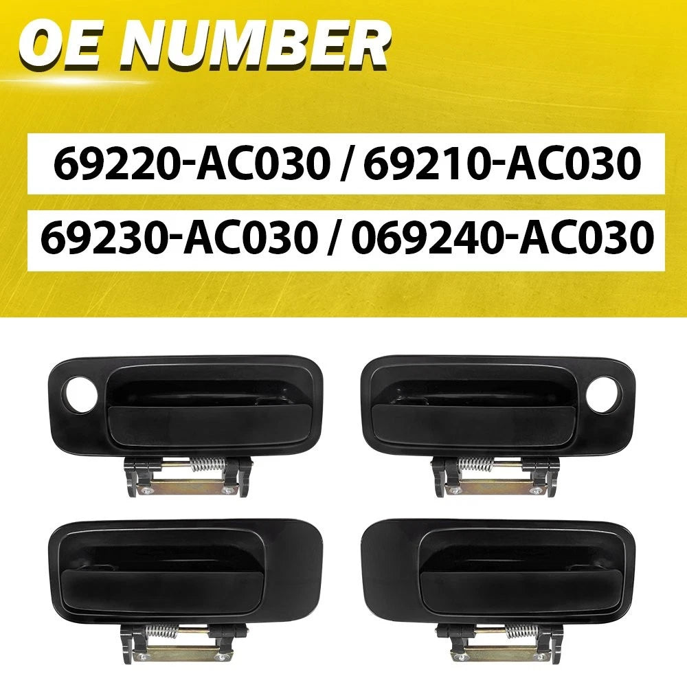 Set of 4 Outside Door Handles for Toyota Avalon (2000–2004)