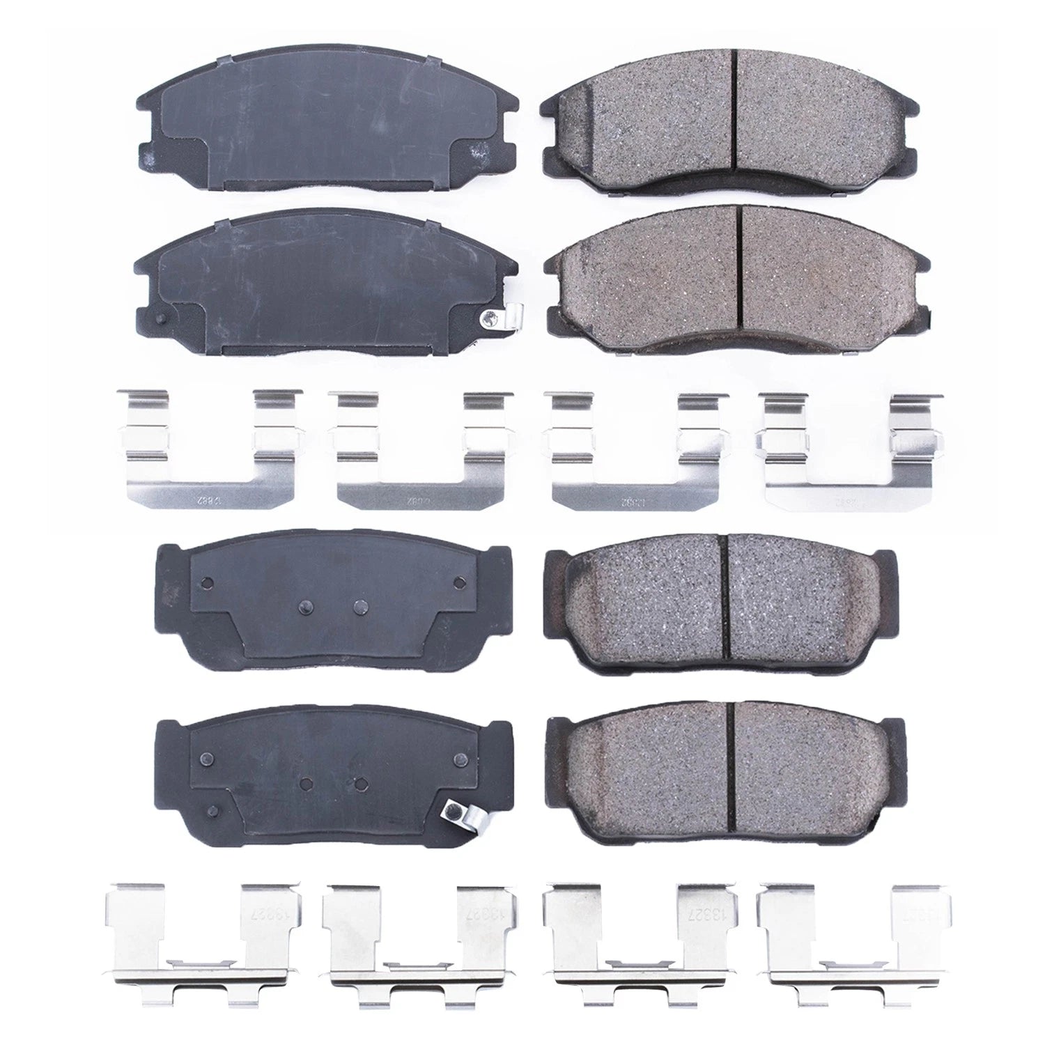 PowerStop Z17 Low-Dust Ceramic Brake Pads Kit for Kia Sorento (2011–2020)