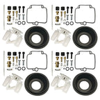 4X Carburetor Kit Float Ring Needle Gasket for Suzuki GSX600F GSX600 (1990–1996)