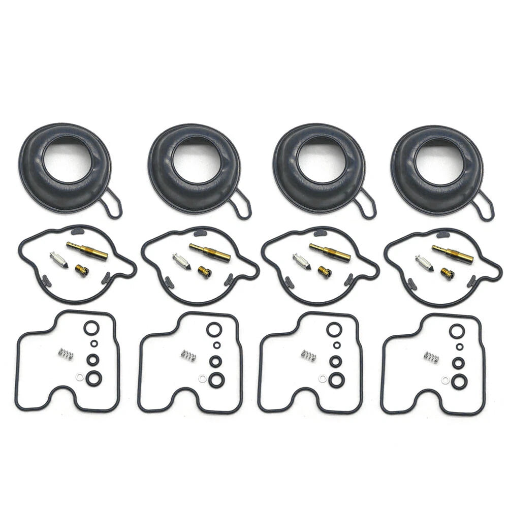 4X Carburetor Plunger Diaphragm Repair Kit for Honda CBR600 F4 (1999–2000)