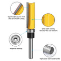 4pcs 1/4 Shank Top Bearing Flush Trim Router Bit Set for Router
