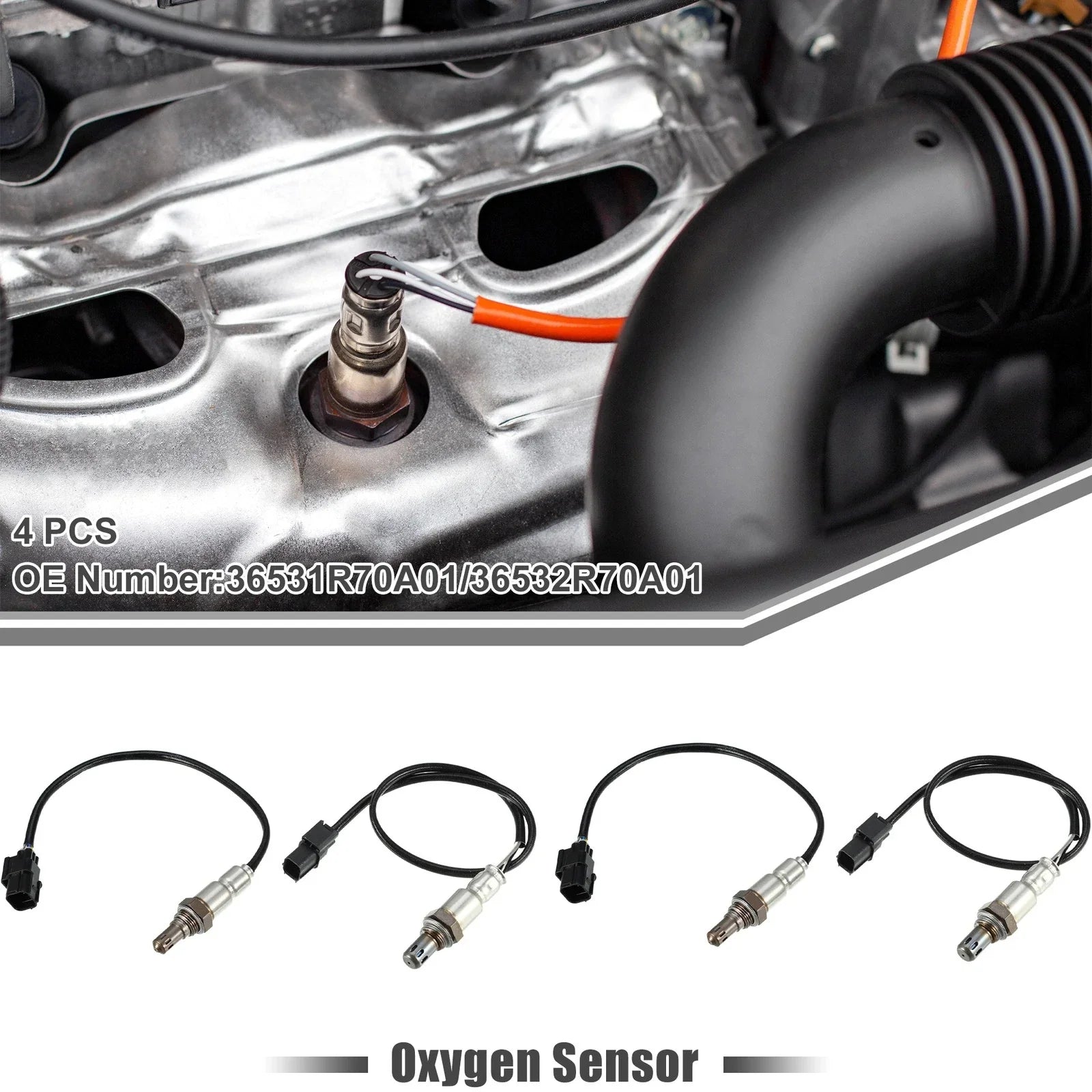 4 x O2 Oxygen Sensors for Honda Odyssey 2011-2013 V6 3.5L