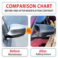 Carbon Fiber M3 Style Mirror Cover Caps for BMW E90 E92 E93 (2005–2013)