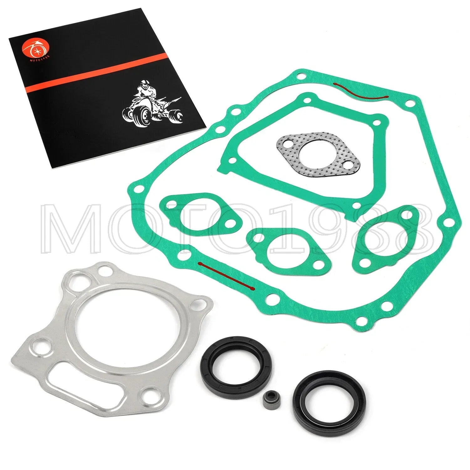Engine Piston Ring Gaskets Seal Rebuild Kit for Yamaha Golf Cart (1996–2002)