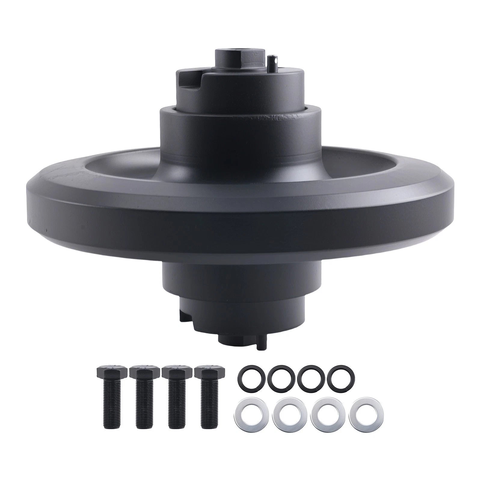 Black Steel Rear Idler Roller for Kubota SVL Series (2014–2023)