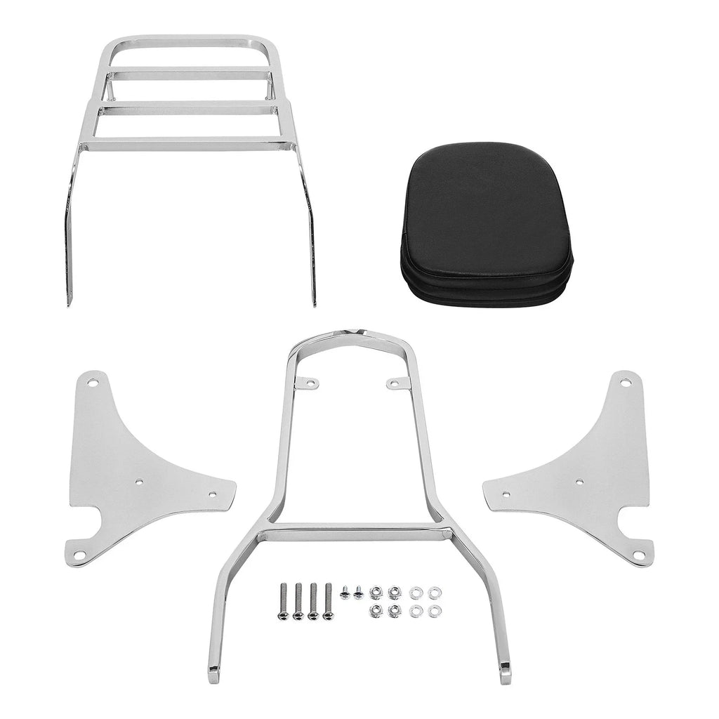 Backrest Sissy Bar w/ Luggage Rack for Kawasaki Vulcan VN 400 800 (1995-2012)