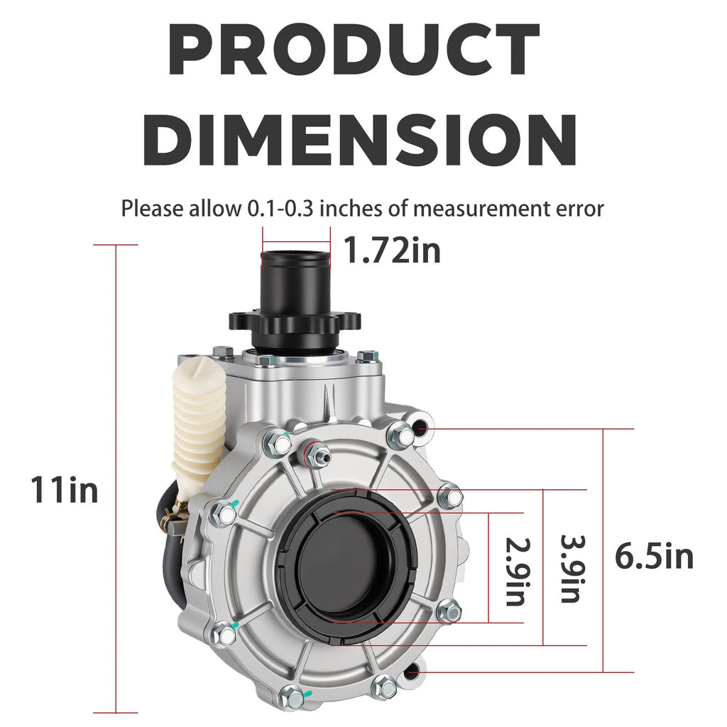 Rear Differential for Yamaha Grizzly 660 YFM660 (2002–2008) 5KM 46101 12 00