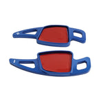 Blue Steering Wheel Shifter Paddle Extensions for Audi A3 A4 A5 A6 A7 S4 S5