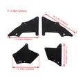 Set of 4 Splash Guards for Toyota 4Runner Lexus GX 470 (2003–2022)
