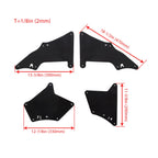 Set of 4 Splash Guards for Toyota 4Runner Lexus GX 470 (2003–2022)