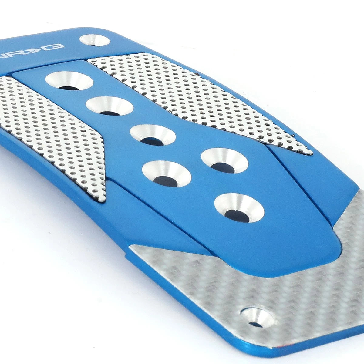 NRG Innovations PDL-450BL Aluminum AT Foot Pedal Cover Plates for