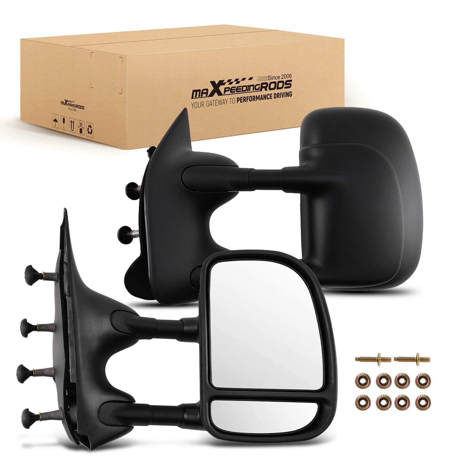 Side Mirror for Ford E350 Super Duty (2003-2024) Manual Folding