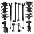 2 Complete Struts + 2 Shocks + 4 Sway Bars for Nissan Maxima (2009–2014)