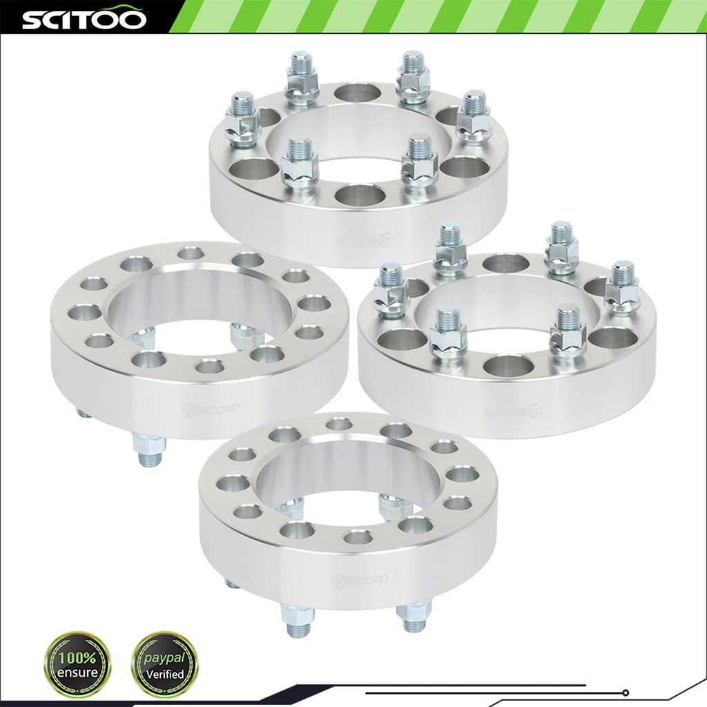 Set of 4 Wheel Spacers 6x5.5 to 6x135 1.5" for Silverado GMC