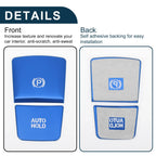 Set of 1 Gear Shift Handbrake Button Switch Cover for Hyundai Santa Fe (2019–2021) Blue