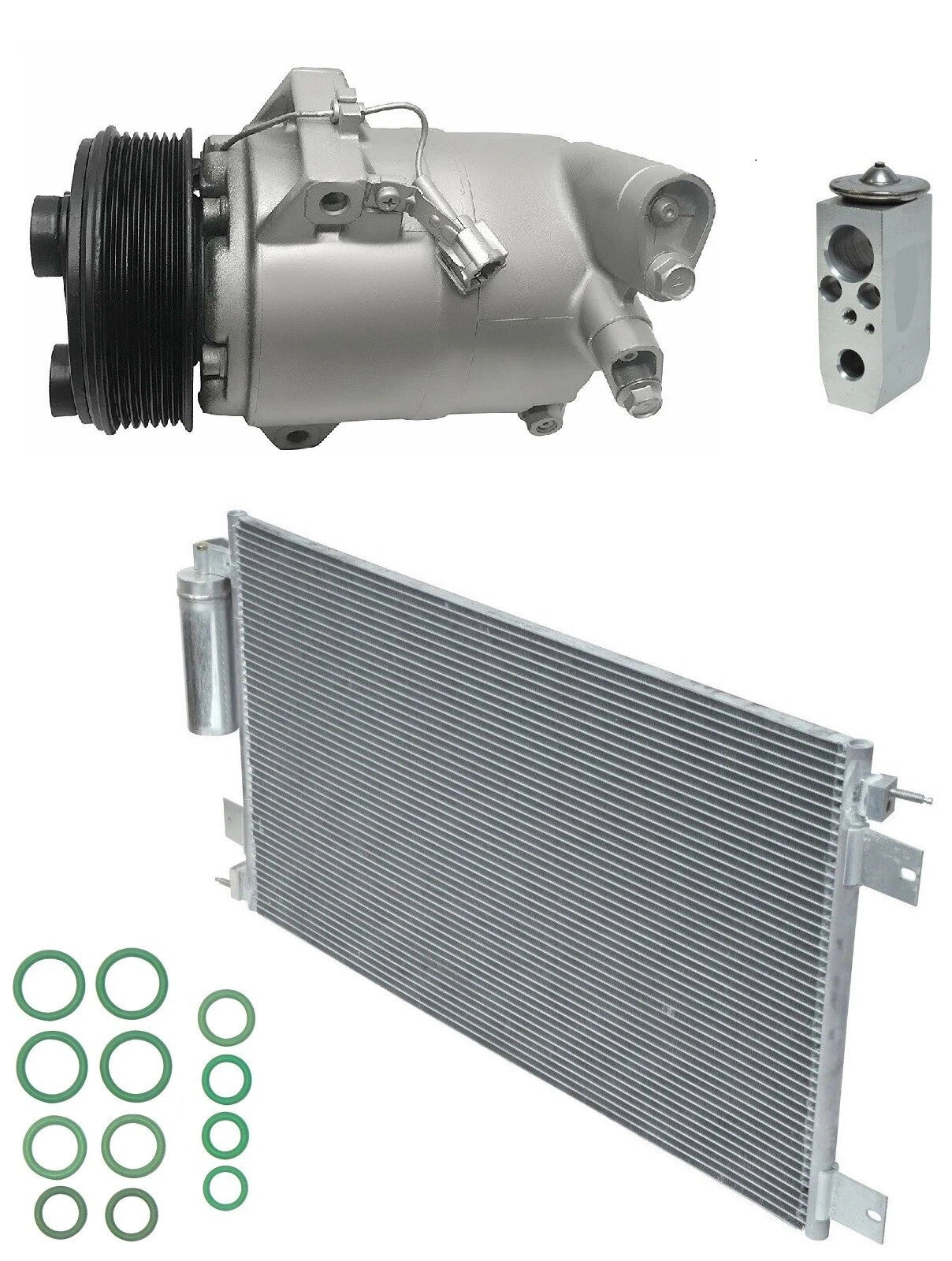 A/C Compressor Kit With Condenser for Nissan NV1500 4.0L (2012–2012)