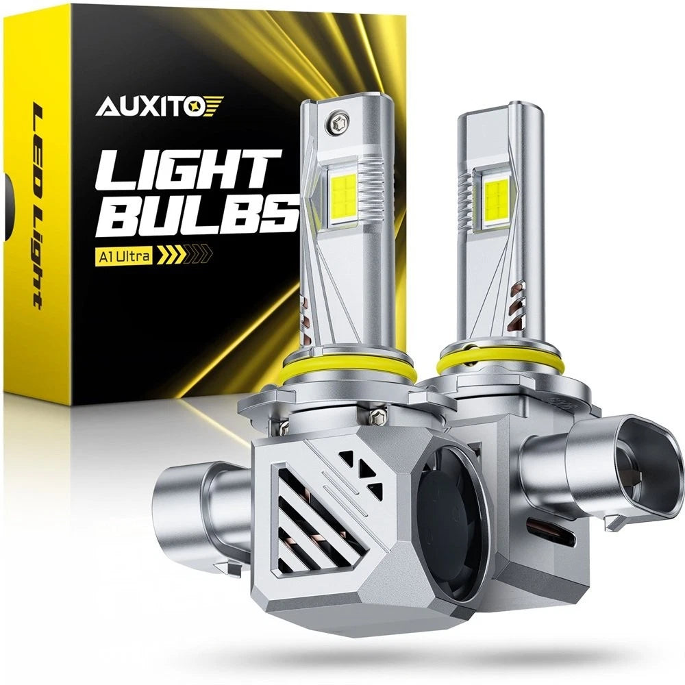 2X White LED Headlight Bulbs 9006 for Chevy Silverado 1500 (1999–2006) 80W