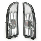 Pair Side Rear View Mirror Turn Signal Lights for Ford Fiesta (2009-2015)