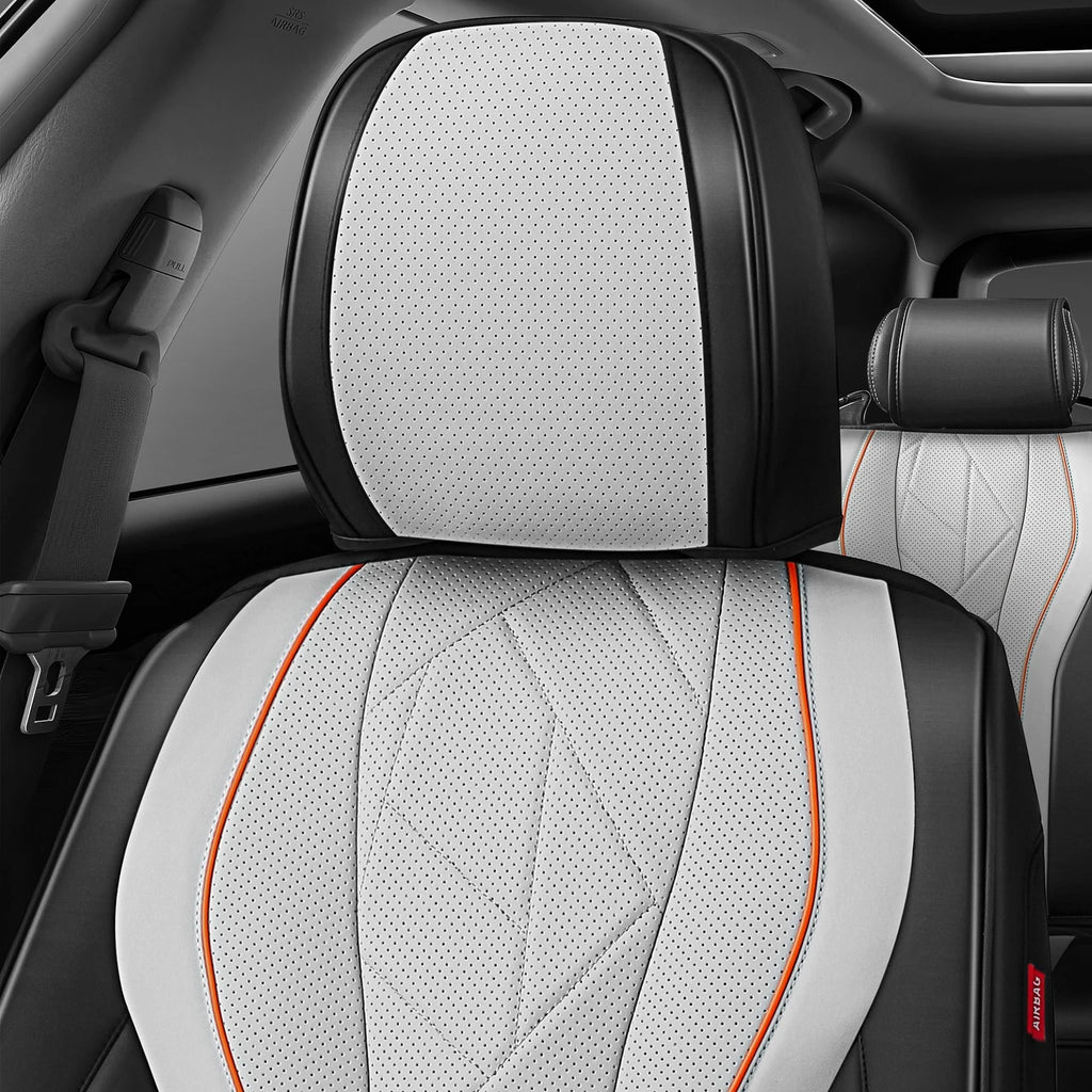 Set of 2 Front Row Seat Covers for Universal Touring Series (Grey)