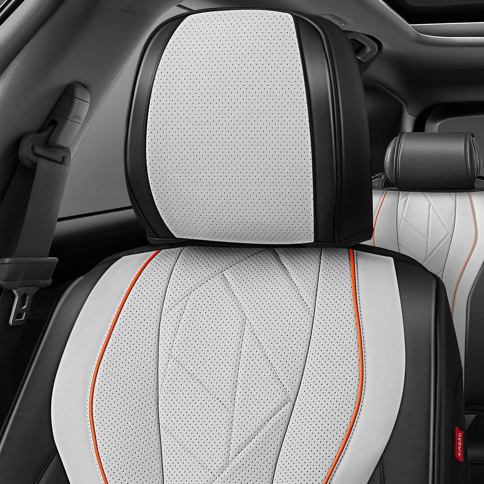 Set of 2 Front Row Seat Covers for Universal Touring Series (Grey)