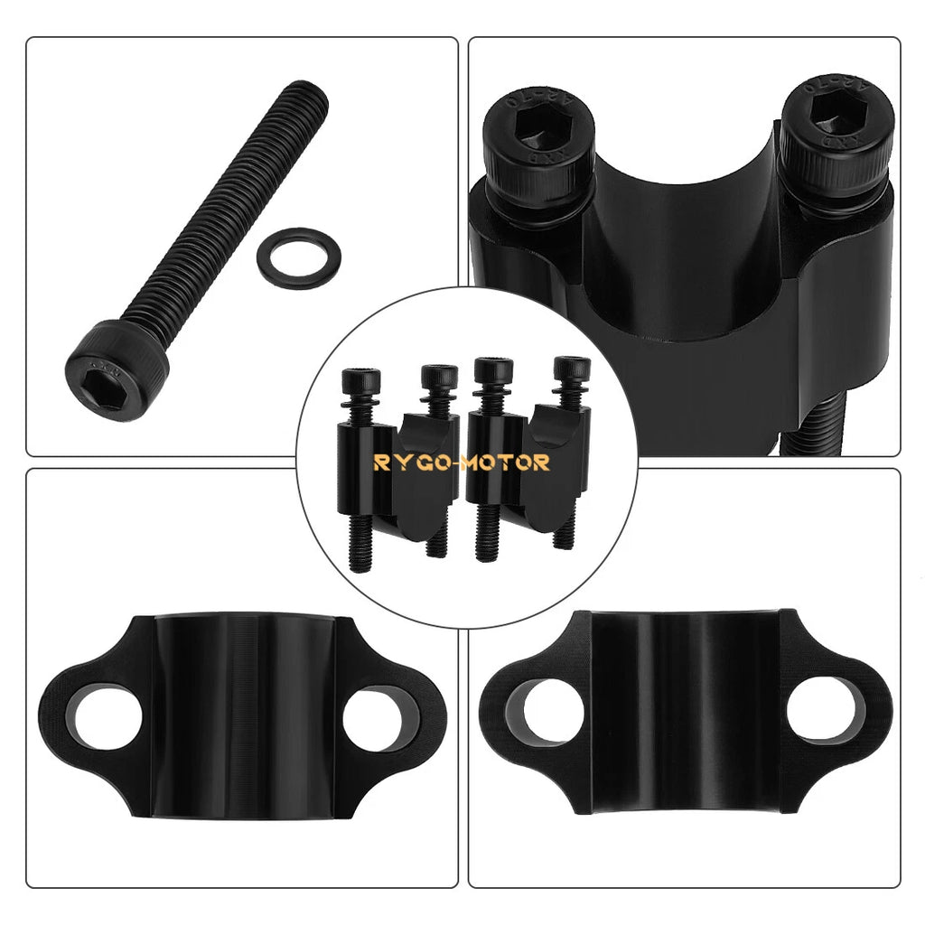 Handlebar Risers 7/8" Bar 30mm for Honda Suzuki ATV Dirt Bike Motorcycle